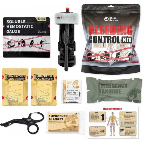 Комплект для остановки кровотечений «Bleeding Control Kit» Rhino Rescue в Чите