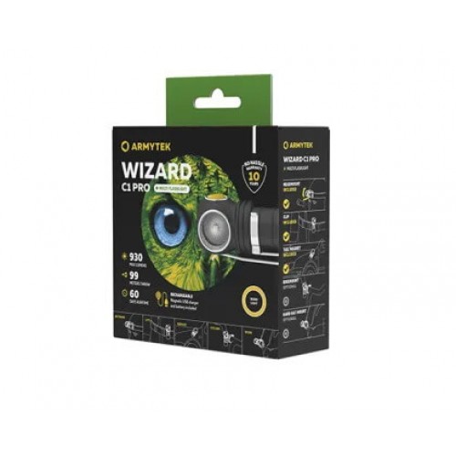 Мультифонарь Armytek Wizard C1 Pro Magnet USB (теплый свет) в Чите