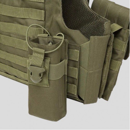 Тактический разгрузочный жилет «5 / пять карманов» с подсумками Tactical Molle Plate Carrier для съемных бронепластин в Чите